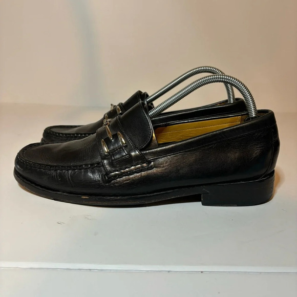 Cole Haan Ascot II Horsebit Loafers Dress Shoes Mens Size 8.5 M Black Leather - Picture 1 of 12